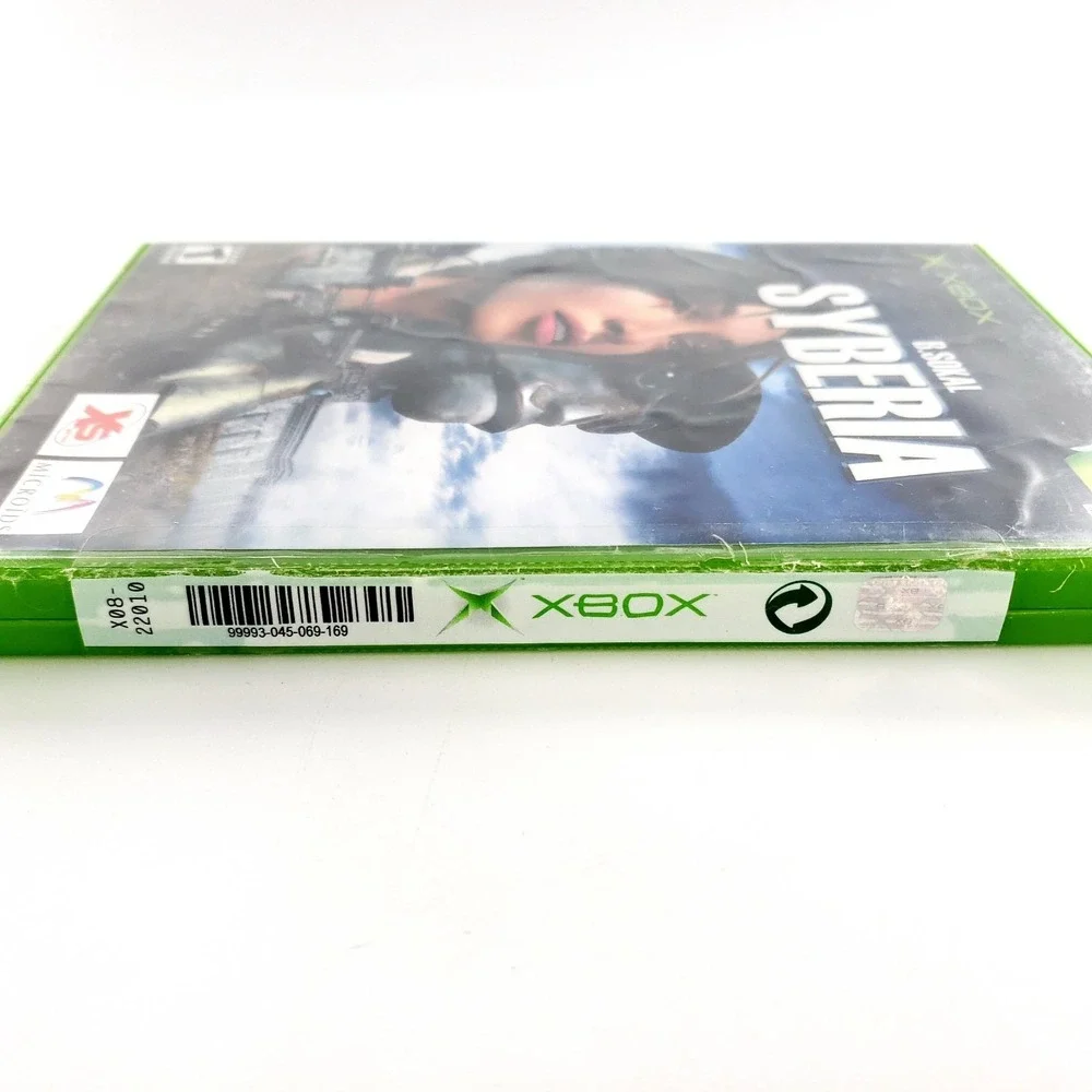 Syberia (Microsoft Xbox, 2003) Missing Cellophane New Factory Sticker Seal